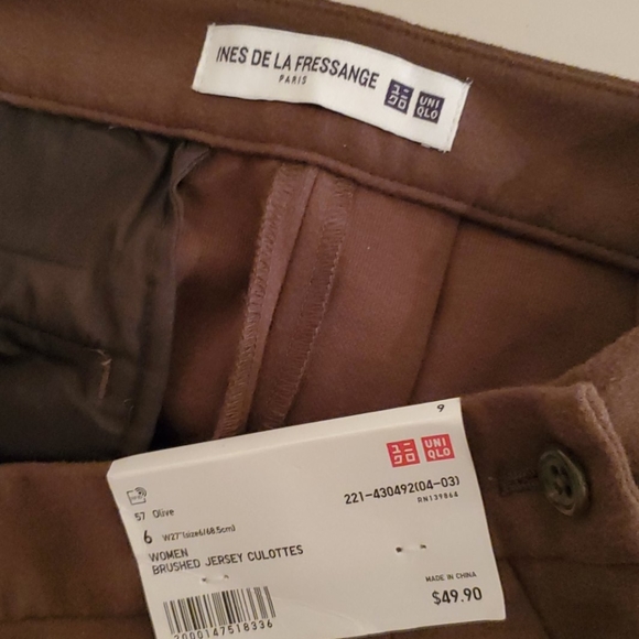 Uniqlo x Ines D.L.F. | Brushed Jersey Culottes - Picture 9 of 11